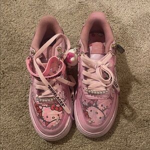 Custom Nike Air Force 1 Hello Kitty Sneakers